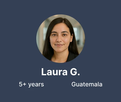 Laura G., más de 5 años de experiencia, Guatemala